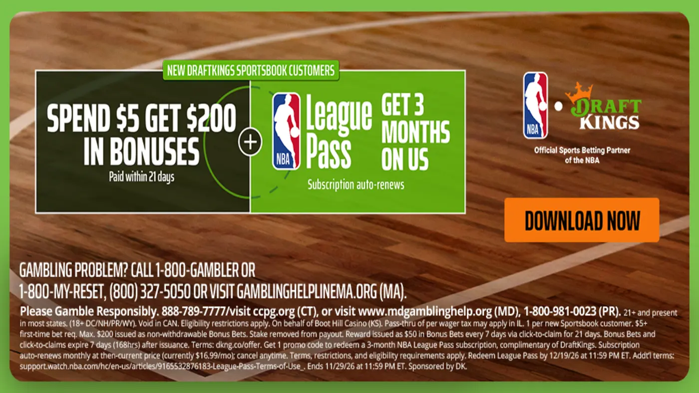 DraftKings lansează bonus de bun venit: 200 de lei în pariuri și NBA League Pass gratis