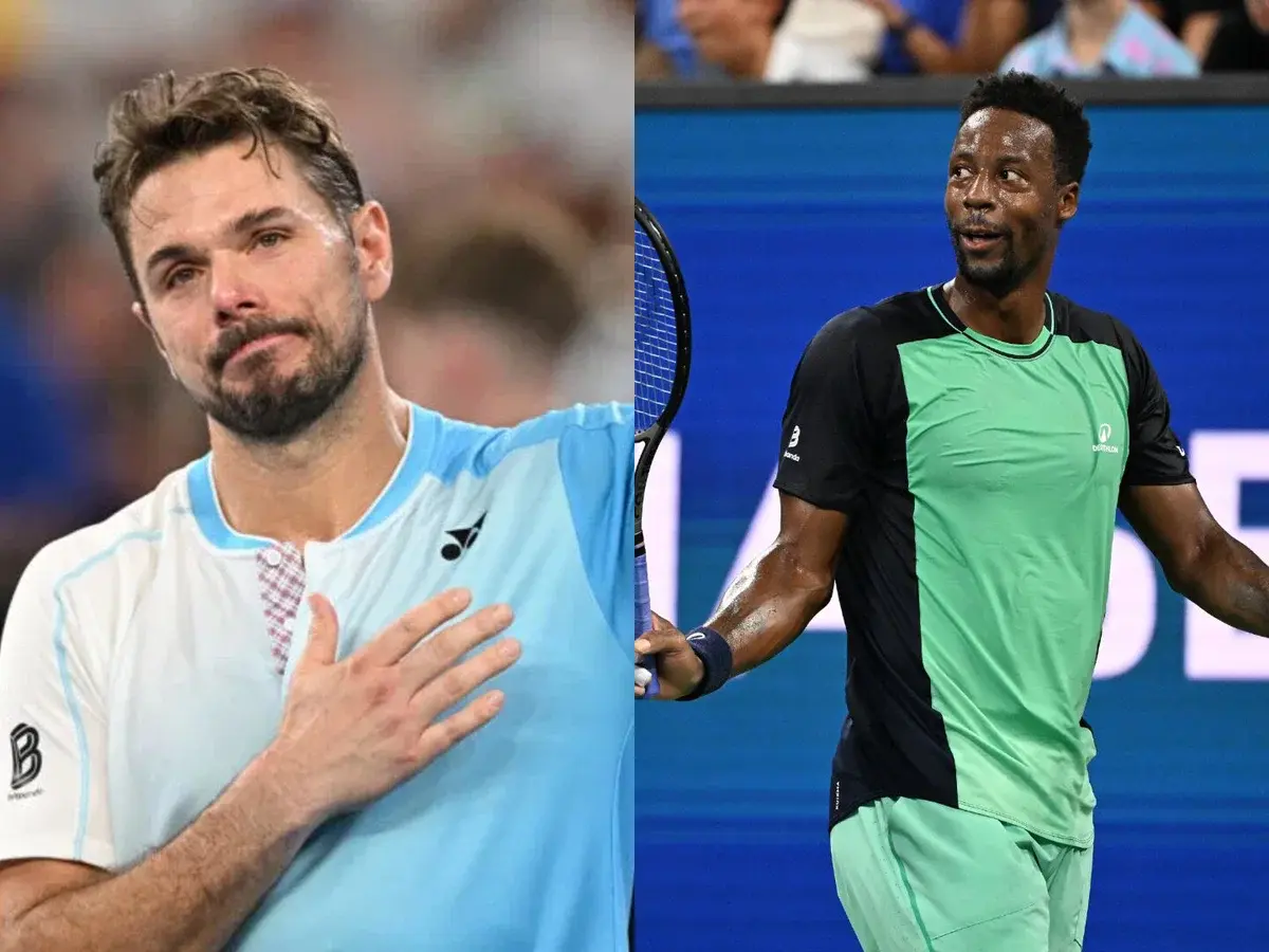 Gael Monfils și Roger Federer, pe scena despărțirii lui Wawrinka la Geneva